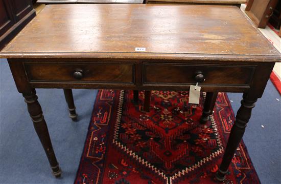 A Victorian side table, W.91cm